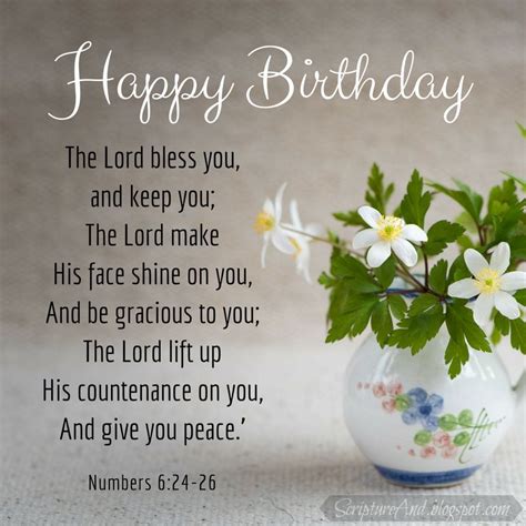 Birthday Blessing Verse