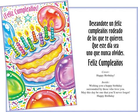 Birthday Greetings In Spanish Language