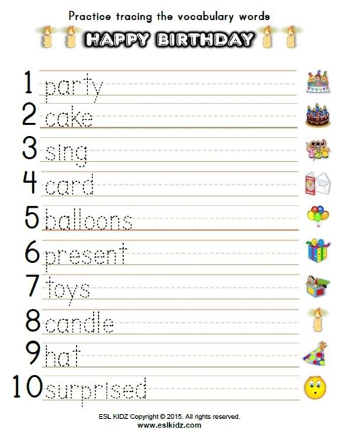Birthdays Worksheets Amp Free Printables Education Com Preschool Birthday Worksheets For Kindergarten - Preschool Birthday Worksheets For Kindergarten