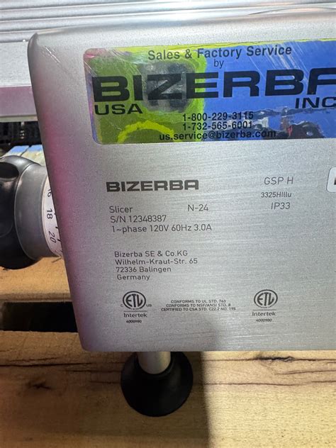 Bizerba Service Manual
