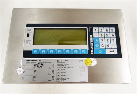 Bizerba Terminal St Manual