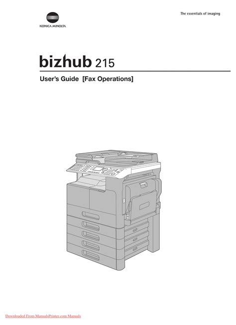 Download Bizhub 215 Service Manual 