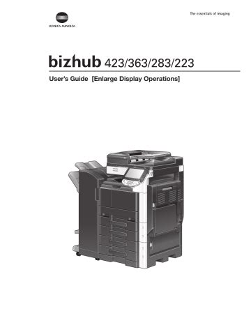 Read Online Bizhub 363 Service Manual 