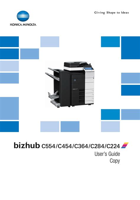 Download Bizhub C554 User Guide 