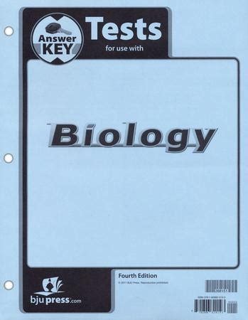 Download Bju Biology Test Answer Key 4Th Edition 