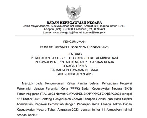 bkn.go.id pengumuman | Bkngoid pengumuman terbaru 2024 Informasi resmi dan