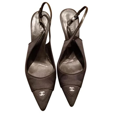 black Chanel Shoes for Women - Vestiaire Collective