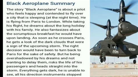Black Aeroplane Summary