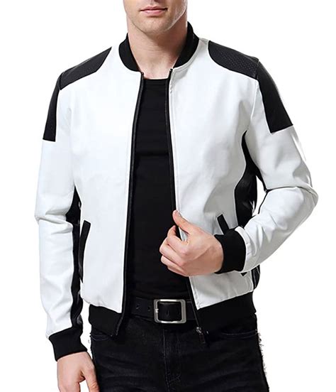 black and white jacket kmkk