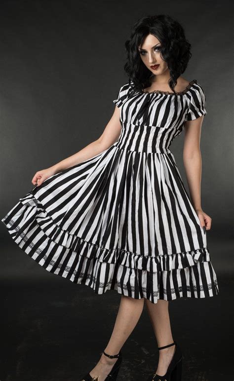 black and white striped: Women