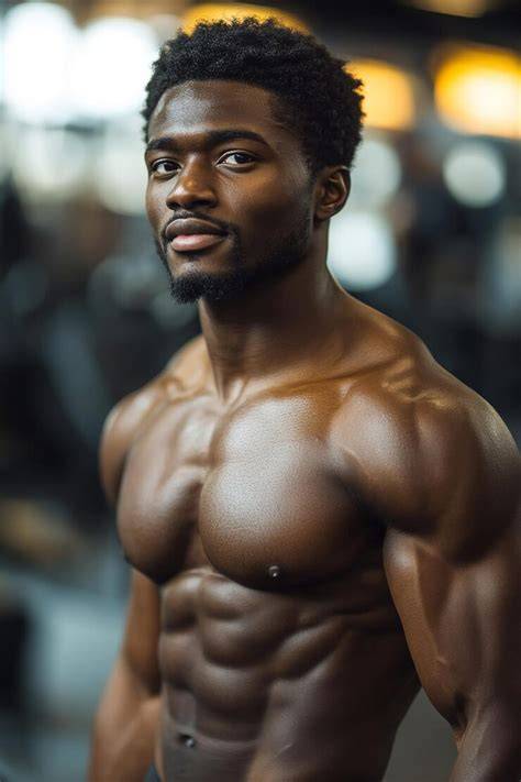 black bodybuilder nude