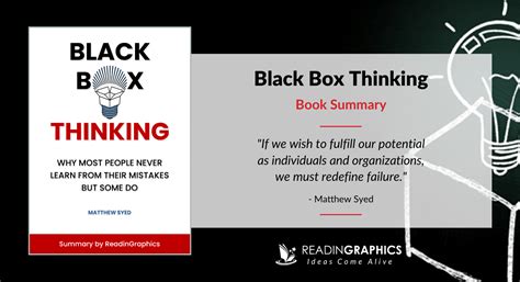 Black Box Thinking The Surprising Truth About Success