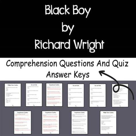 black boy answer key from