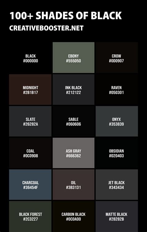 black color hex