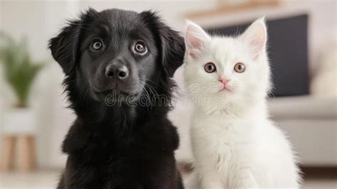 Black Dog White Cat
