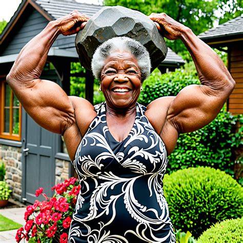 black granny nude