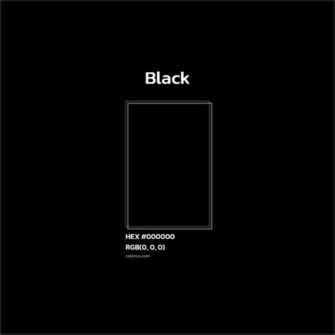 black hex color