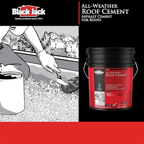 black jack 4.75 gallon fibered waterproofer roof sealant emji switzerland