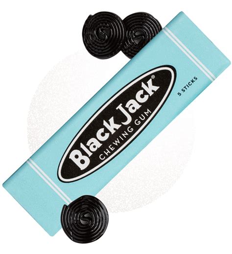 black jack bubble gum