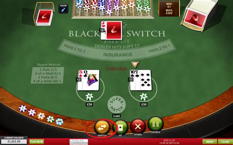 black jack casino switch