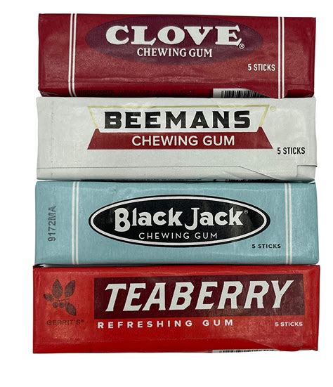 black jack chewing gum/