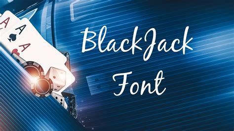 black jack font free