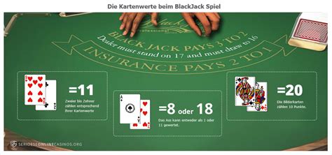 black jack werte Deutsche Online Casino