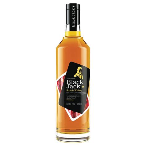 black jack whisky arow