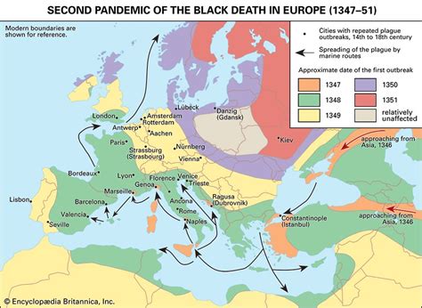 Black Plague Map