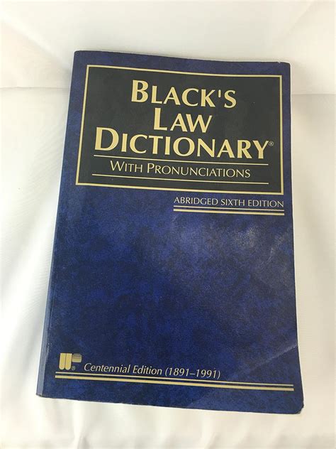Black S Law Dictionary Sixth Edition