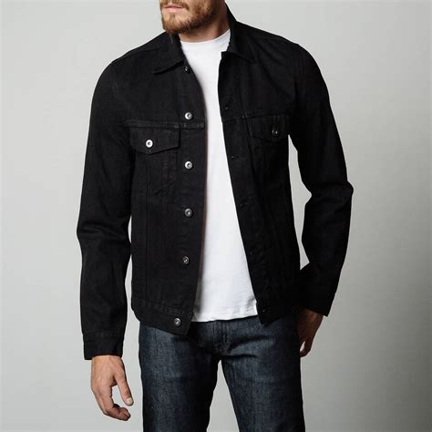 black t shirt denim jacket dllf canada