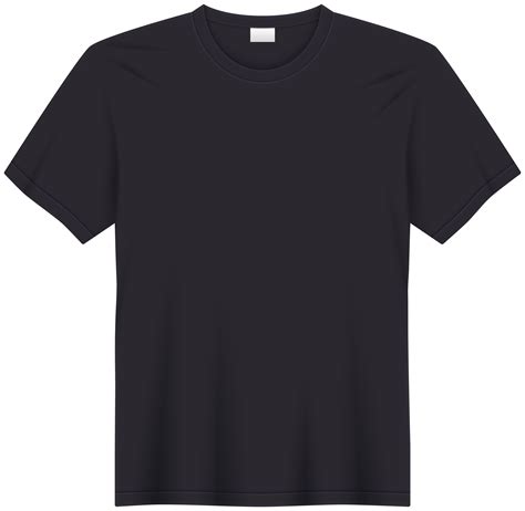 Black T Shirt Png Images With Transparent Background Template Kaos Polos Hitam - Template Kaos Polos Hitam