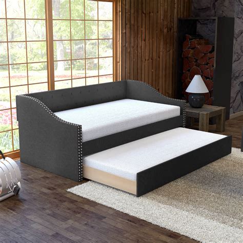 black twin bed with trundle - www.laminaty-zpts.pl