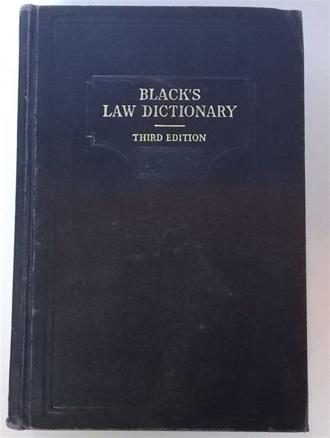 Read Online Black Law Dictionary Third Edition 