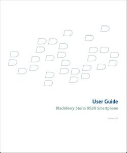 Full Download Blackberry Storm User Guide 