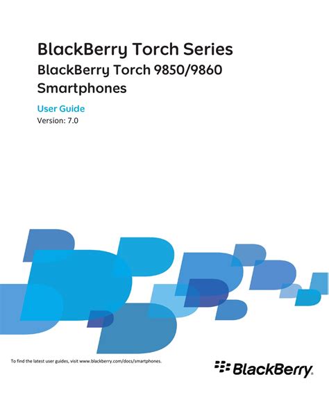 Download Blackberry Torch 9850 User Guide 