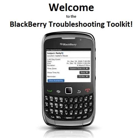 Read Blackberry Troubleshooting Guide 