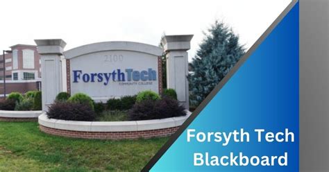 Blackboard Forsyth Tech
