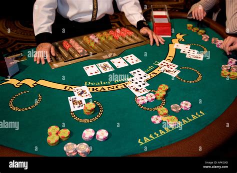 blackjack casino table dzib