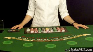 blackjack dealer clapping out gif