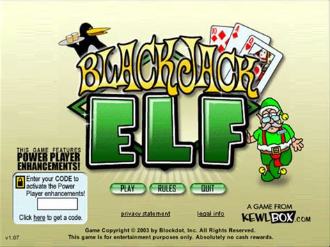 blackjack elf game nvyo