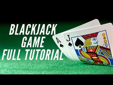 blackjack game tutorial tcar