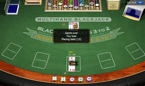 blackjack online game with multiplayer free