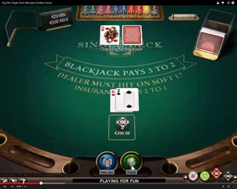 blackjack single deck Deutsche Online Casino