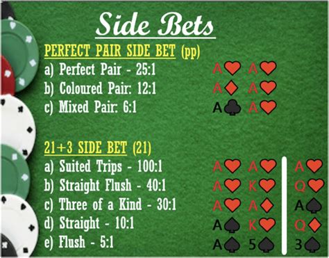 blackjack top 3 side bet odds