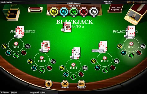 blackjack with side bets free play
