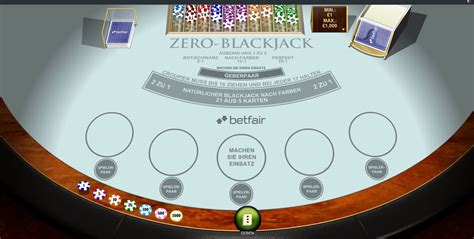 blackjack zero Deutsche Online Casino