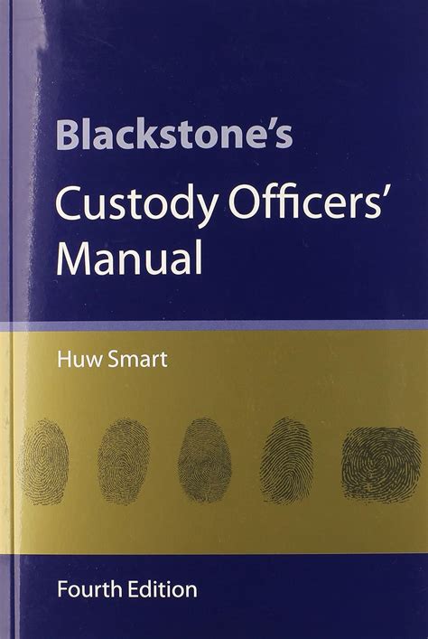 Download Blackstones Custody Officers Manual 
