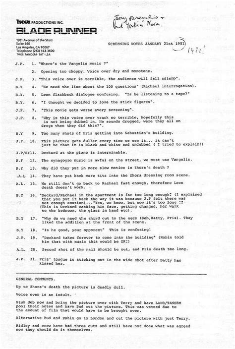 blade runner viewing notes clemson university