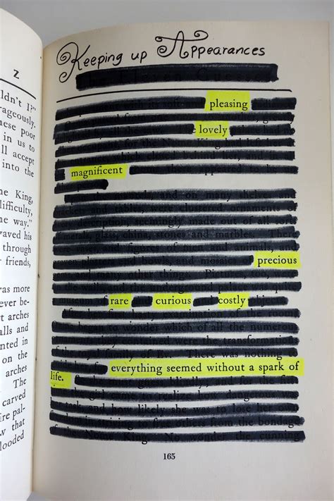 blah to TADA! Blackout Poetry